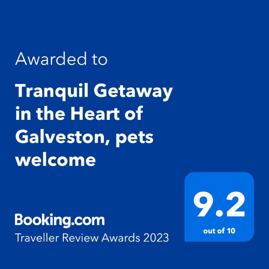 Tranquil Getaway In The Heart Of Galveston, Pets Welcome Eksteriør billede